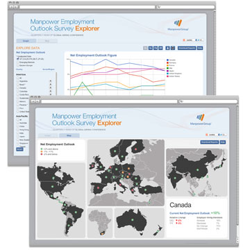 The Data Explorer from ManpowerGroup puts a world of labor market data at your fingertips. DATA EXPLORER